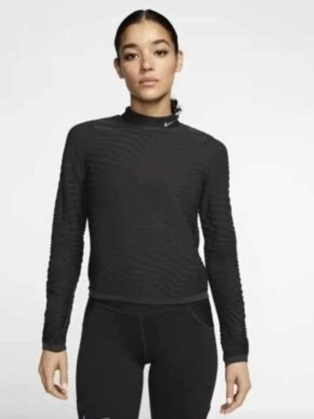 Nike City Ready Mock Neck Tech Pack Running Top Women's Small EUC
